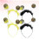 fasce per capelli creative per bambini e bambine, design primaverile brillante 7