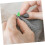 Knitting Needle Point Protectors Green 30pcs Rubber Stoppers Prevent Needle Tips 8