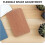 4pcs Spanish Cedar Panels for Cigar Preservation Natural Cedar Humidity Control Sheets Large Cigar Box Sheets for Aging 3