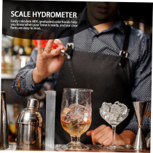 3 set di idrometro per vino, idrometro per alcol, strumento di misurazione per la produzione di birra.