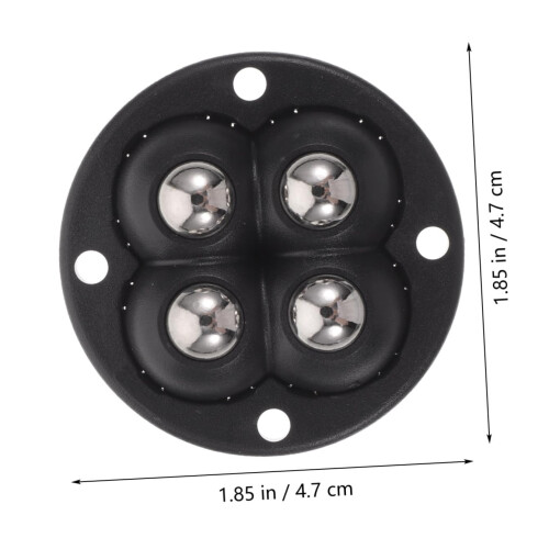 4pcs Sticky Casters Wheels Self-Adhesive 360 Rotating Mini Caster for Storage Bin Trash Can Roller Easy Install 1