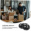 4pcs Sticky Casters Wheels Self-Adhesive 360 Rotating Mini Caster for Storage Bin Trash Can Roller Easy Install 4