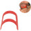 4pcs Professional Beard Styling Tool Plastic Beard Shape Ruler Goatee Outline Ruler Portable Modelling Tool 5