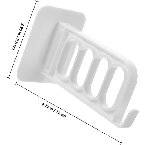 4pcs Wall Mounted Clothes Drying Rack Foldable Plastic Clothes Holder 1