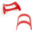 4pcs Professional Beard Styling Tool Plastic Beard Shape Ruler Goatee Outline Ruler Portable Modelling Tool 8