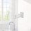 4pcs Wall Mounted Clothes Drying Rack Foldable Plastic Clothes Holder 6