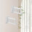 4pcs Wall Mounted Clothes Drying Rack Foldable Plastic Clothes Holder 7