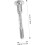 4pcs Practical Spring Bolt Latch Plunger Latch Pin Crib Safe and Easy to Install 4