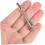 4pcs Practical Spring Bolt Latch Plunger Latch Pin Crib Safe and Easy to Install 6