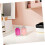 4pcs Miniature Suitcase False Eyelashes Box Small Plastic Makeup Storage Container 4