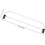 Adjustable Iron Shelf Shelf Divider 4pcs for Supermarkets and Retail Environments Maximizing Storage 2
