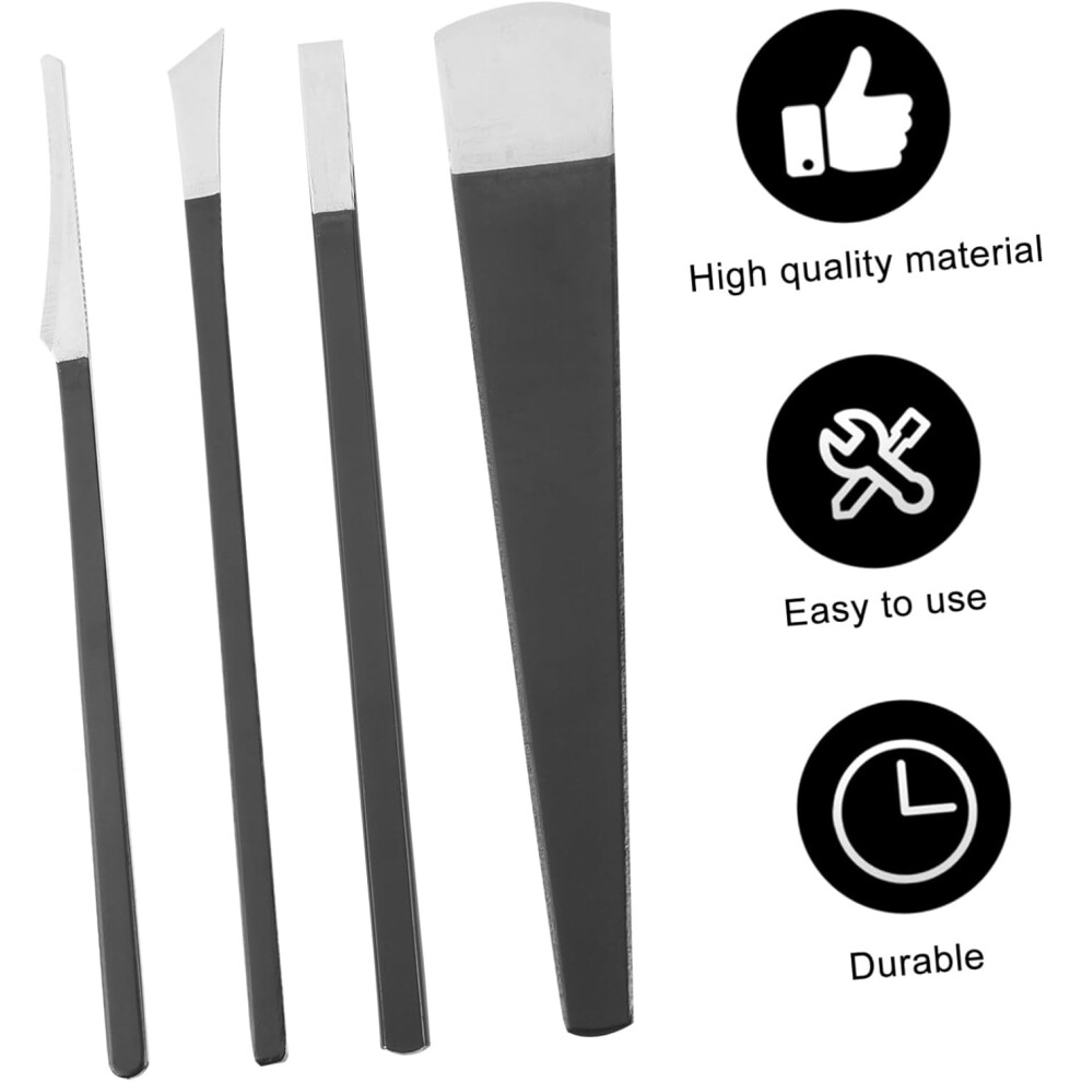 Hkhbjs 4Pcs Pedicure Foot File Hard Skin Remover Foot Peel Heel Scraper Pumice Callus Remover