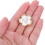 4 gemelli eleganti con strass per camicia, ideali per smoking o smoking. 4
