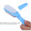 4pcs Foot Peel Scraper Callus Remover Foot File Comfortable Handle Random Color 4