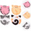 4pcs Acrylic Cat Pattern Coasters Heat-Resistant Cup Mats Prevent Table Scratches 6