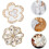 4 gemelli eleganti con strass per camicia, ideali per smoking o smoking. 8