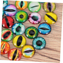 50 cabochons ronds en verre de 10 mm, motifs animaux variés, autocollants pour cabochons