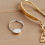 50pcs Adjustable Ring Blanks with Flat Pad Settings 10mm Metal Ring Bases 4