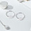 50pcs Adjustable Ring Blanks with Flat Pad Settings 10mm Metal Ring Bases 6