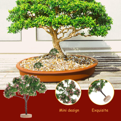 3Pcs Miniature Landscape Tree Models for DIY Sand Table Crafts Simulation Mini Trees 2
