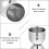 3-teiliges Messbecher-Set aus Edelstahl für Cocktailbars 6