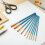 Lot de 30 pinceaux aquarelle bleu perle à pointe fine. 6