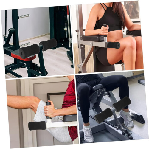 4pcs Foam Foot Pads Rollers Covers for Leg Extension Machine