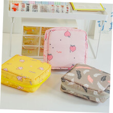 3 stuks maandverband etui met ritssluiting, kleine menstruatiekit tas, organizer voor maandverband voor vrouwen