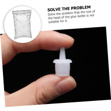 300 punte di colla per ciglia finte, tappi di microflacone applicatore per l'applicazione delle ciglia finte.