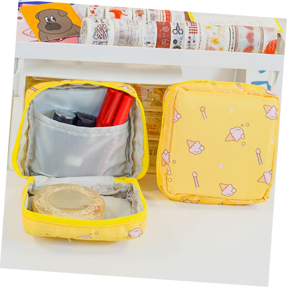 Hkhbjs 3Pcs Sanitary Napkin Zipper Pouch Small Period Kit Bag Women's Menstrual Pad Bag Organizer