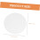4pcs Round Acrylic Sheet Panel Board for Crafting Projects Acrylic Display Boards 4