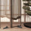 3pcs Black Plastic Folding Screen Room Divider Stand Base Bracket for Fabric Partition 4