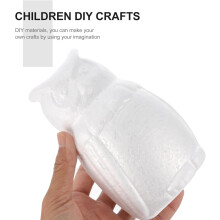 4-teiliges DIY-Eulenfiguren-Bastelset für Jungen und Mädchen (unfertig) – Kinderbastel-Deko
