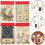 4pcs DIY Scrapbooking Stickers Journal Planner Decorative Craft Decals 8