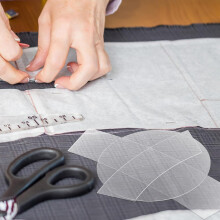 3-teiliges Acryl-Nählineal-Set für Fischerhüte zum Quilten und Patchworken