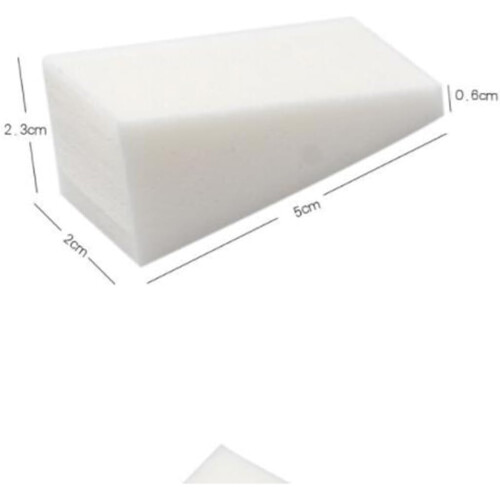 Nail Sponge Triangle Makeup Sponge 32pcs White Gradient Nail Art Tool and Beginners 1