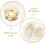 4pcs Gold Earring Safety Backs for Studs Anti-drop Hypoallergenic round Silicone Replacement Backs 3