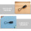 50Pcs Mini Detachable 10Mm Plastic Quick Release Buckles for Cell Phone Wrist Strap 3