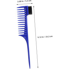 Set di 4 pettini a denti larghi antistatici a coda di topo per acconciare i capelli.