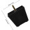 4 piedini di ricambio quadrati in plastica e metallo per divani e armadi. 2