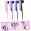 4pcs Wide Tooth Combs Set Anti-static Rat Tail Styling Hair Combs 1