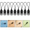 50Pcs Mini Detachable 10Mm Plastic Quick Release Buckles for Cell Phone Wrist Strap 8