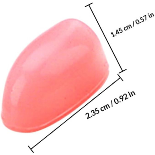3pcs Saxophone Thumb Rest Cushion Silicone Side Pads Replace Old Pads Convenient Storage Pink Saxophone Accessory 1