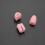 3pcs Saxophone Thumb Rest Cushion Silicone Side Pads Replace Old Pads Convenient Storage Pink Saxophone Accessory 4