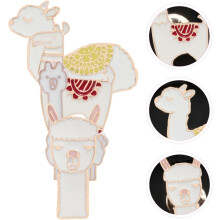 adorabili spille a forma di alpaca, spilla smaltata a forma di animale, anello per risvolto, clip per sciarpa