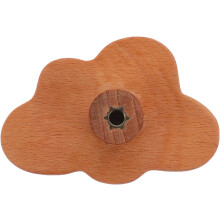3er-Set Wandhaken aus Holz in Wolken-, Mond- und Sternform, vielseitige Dekohaken zum Aufhängen von Hüten und Kleidung