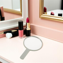4 specchietti per il trucco con effetto nebbia, piccoli e portatili, per ragazze, rotondi e leggeri.