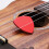 3pcs Leather Guitar Picks Ukulele Picks Shape Craftsmanship Comfortable Playing Paper Box 5