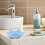 Porta sapone in silicone, facile da pulire, 4 pezzi con design di drenaggio 6