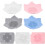 Porta sapone in silicone, facile da pulire, 4 pezzi con design di drenaggio 8